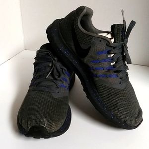Nike Run Swift Running Shoes (Sz 8) Grey/Black  Royal Blue